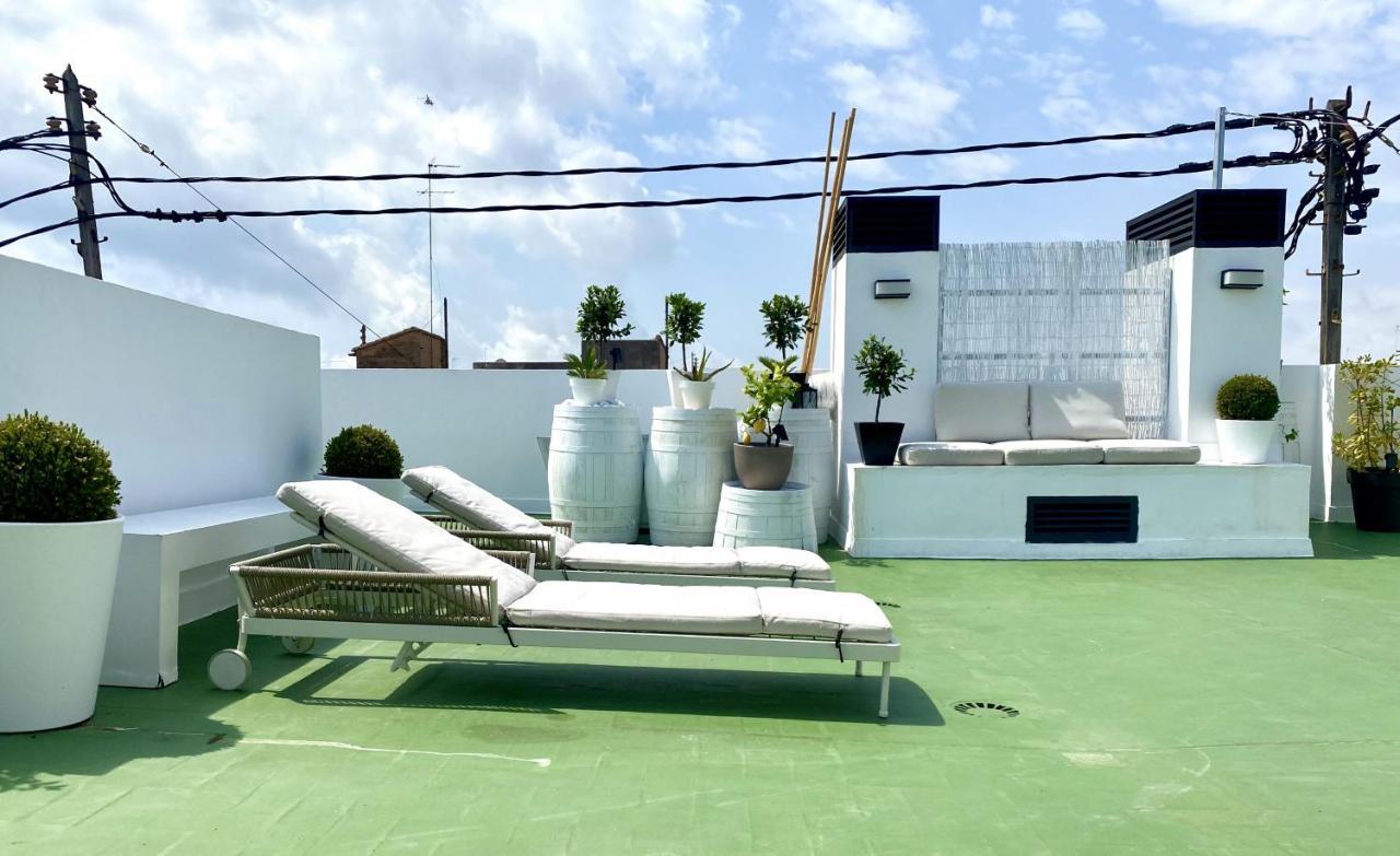 Acogedor Estudio A Metros De La Playa, Con Zonas Comunes Y Terraza 3B فالنسيا المظهر الخارجي الصورة